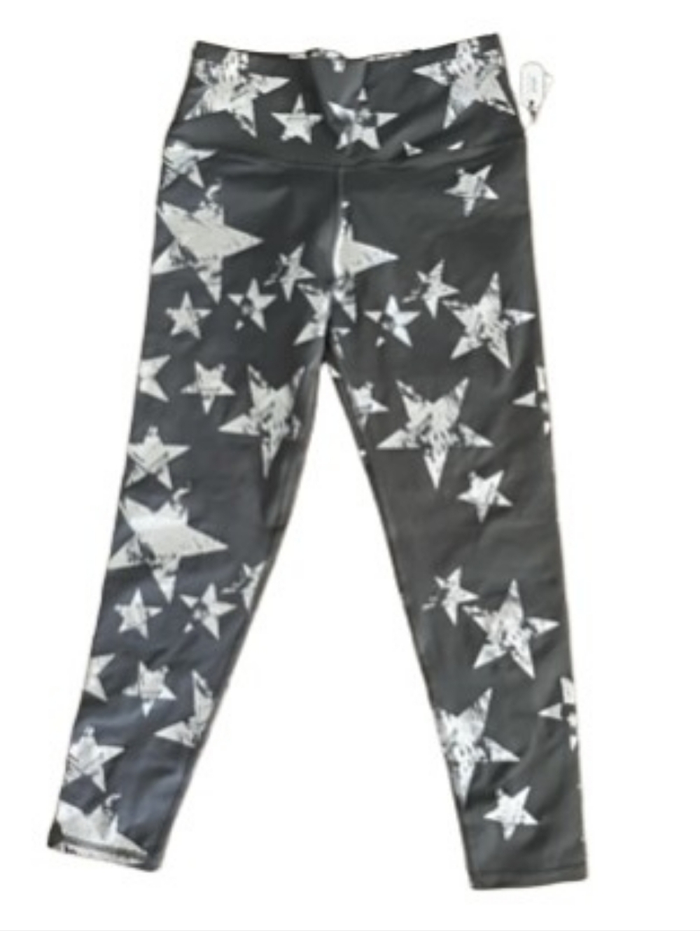 NWT Aerie MOVE 7/8 Hi-Rise Leggings - Gray with Silver Stars - Medium